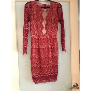 Red Lace Dress